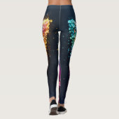 Schmetterlingsfrauen bekleiden Leggings (Rückseite)
