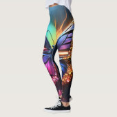 Schmetterlingsfrauen bekleiden Leggings (Links)