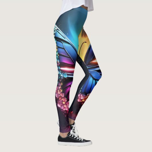 Schmetterlingsfrauen bekleiden Leggings (Rechts)