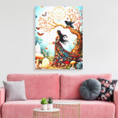 Schmetterlingsfrauen morgens leinwanddruck (Insitu (Wohnzimmer))