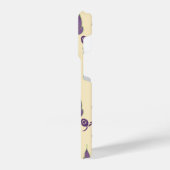 Schmetterlingsfreude am Cream iPhone 14 Pro Case M Hülle (Linke Seite)