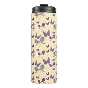 Schmetterlingsfreude in Cream Thermal Tumbler Thermosbecher