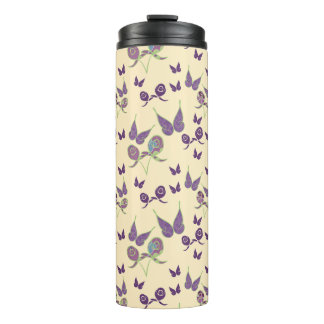 Schmetterlingsfreude in Cream Thermal Tumbler Thermosbecher