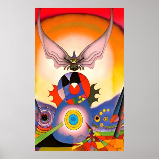Schmetterlingsfreude Poster (Vorne)