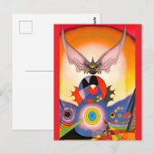 Schmetterlingsfreude Postkarte (Vorne/Hinten)