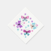Schmetterlingsfreunde Serviette (Ecke)