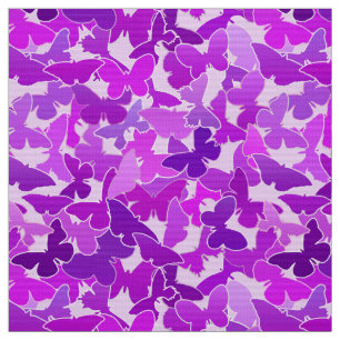 Schmetterlingsfüße, Amethyst, Violet und Orchid Stoff
