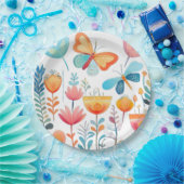 Schmetterlingsgarten 1 pappteller (Party)