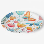 Schmetterlingsgarten 1 pappteller (Schrägansicht)