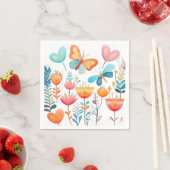 Schmetterlingsgarten 1 serviette (Beispiel)