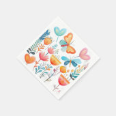 Schmetterlingsgarten 1 serviette (Ecke)