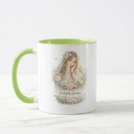Schmetterlingsgarten-Engel-Tasse Tasse