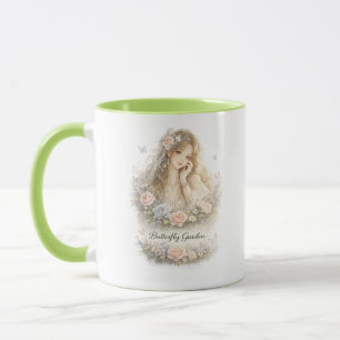 Schmetterlingsgarten-Engel-Tasse Tasse
