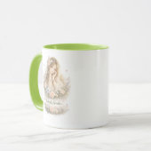 Schmetterlingsgarten-Engel-Tasse Tasse (Vorderseite Links)