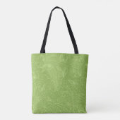 Schmetterlingsgarten Grün Tasche (Rückseite)
