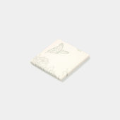 Schmetterlingsgarten Post-it Klebezettel (angewinkelt)