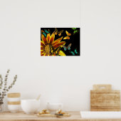 Schmetterlingsgarten Poster (Küche)