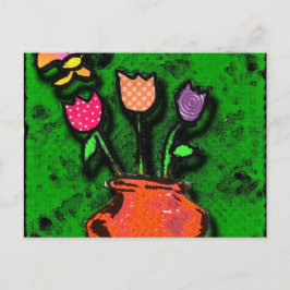 Schmetterlingsgarten Postkarte