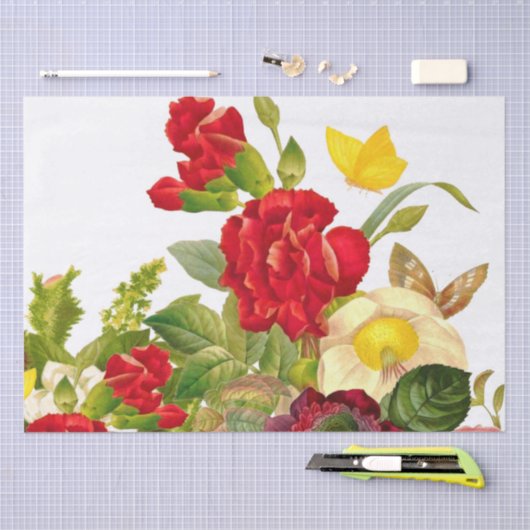 Schmetterlingsgarten Seidenpapier (Handwerk)