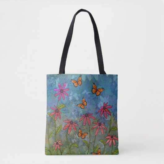 Schmetterlingsgarten Tasche (Vorderseite)
