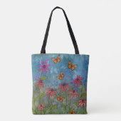 Schmetterlingsgarten Tasche (Rückseite)