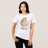 Schmetterlingsgarten Tri-Blend Shirt (Vorderseite voll)