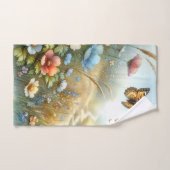 Schmetterlingsgarten Wildblumenwiese Badhandtuch Set (Handtuch)