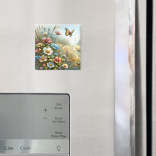 Schmetterlingsgarten Wildblumenwiese Magnet