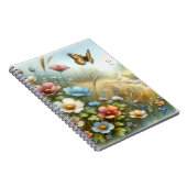 Schmetterlingsgarten Wildblumenwiese Notizblock (Rechte Seite)
