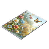 Schmetterlingsgarten Wildblumenwiese Notizblock (Linke Seite)
