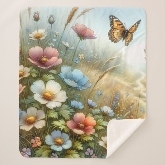 Schmetterlingsgarten Wildblumenwiese Sherpadecke (Vorderseite)