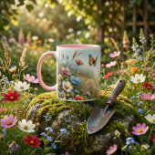 Schmetterlingsgarten Wildblumenwiese Tasse