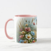 Schmetterlingsgarten Wildblumenwiese Tasse (Links)