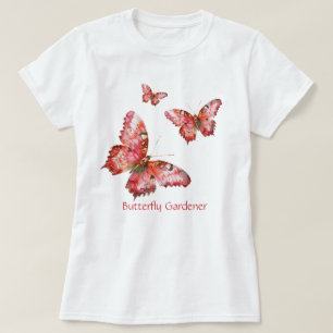 Schmetterlingsgärtner Pink T-Shirt