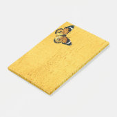 Schmetterlingsgelb Post-it Klebezettel (angewinkelt)