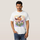 Schmetterlingsgelber Mohn T-Shirt (Vorne ganz)