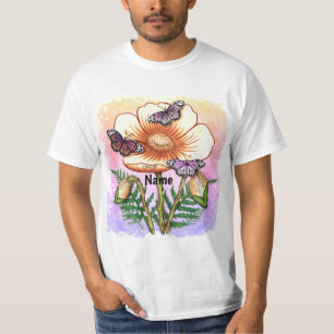 Schmetterlingsgelber Mohn T-Shirt