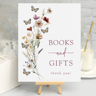 Schmetterlingsgeschenke Baby Shower Poster