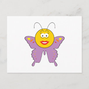 Schmetterlingsgesicht Postkarte