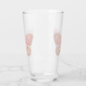 Schmetterlingsglas Glas (Links)