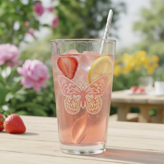 Schmetterlingsglas Glas