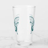 Schmetterlingsglas Glas (Links)