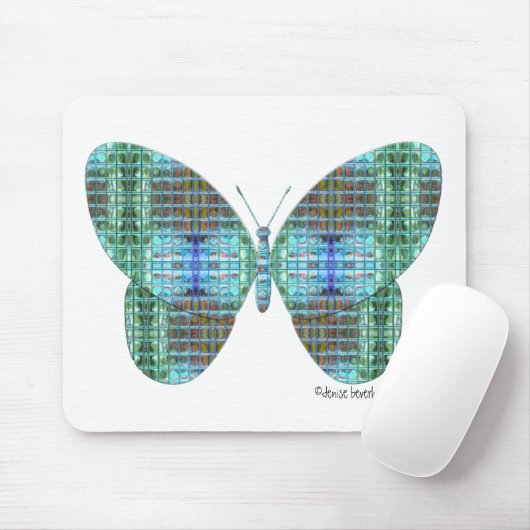 Schmetterlingsglaseffekt Mousepad (Mit Mouse)
