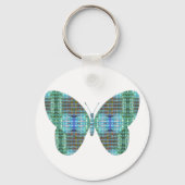 Schmetterlingsglaseffekt Schlüsselanhänger (Vorderseite)