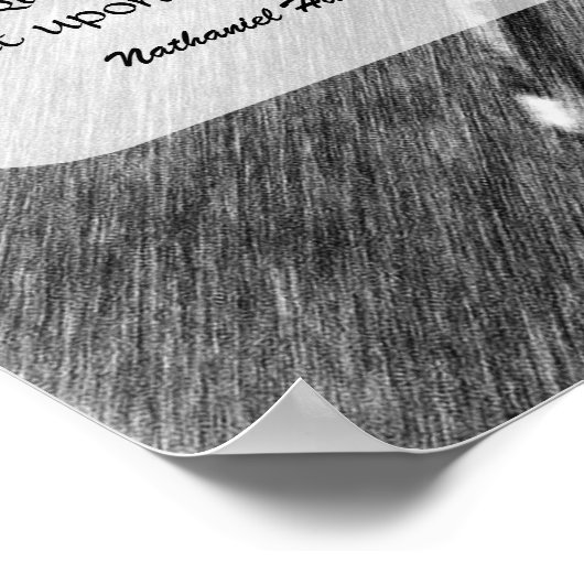 Schmetterlingsglück Inspirationsquelle Zitat Poster (Ecke)