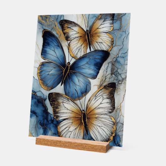 Schmetterlingsgrab Acrylschild (Winkel)