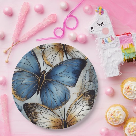 Schmetterlingsgrab Pappteller (Party)