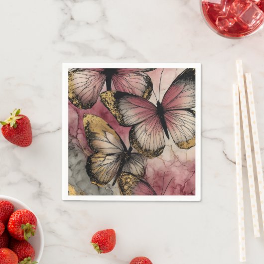 Schmetterlingsgrab Serviette (Beispiel)