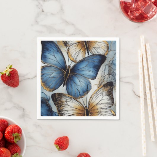 Schmetterlingsgrab Serviette (Beispiel)