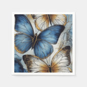 Schmetterlingsgrab Serviette (Vorderseite)